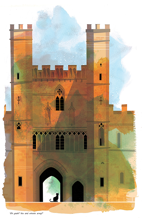 cat at the gates